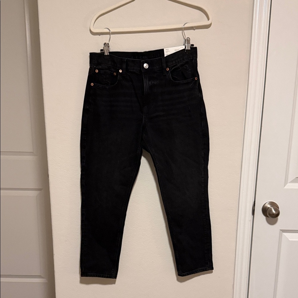 American Eagle Outfitters Black Ankle Jeans